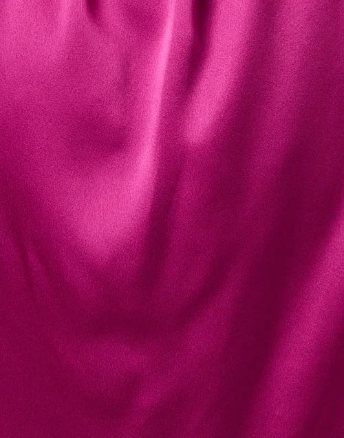 Fuchsia Satin Dress