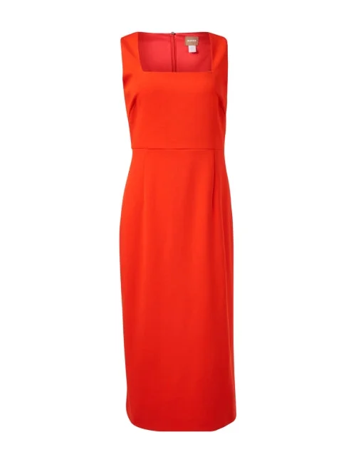 Orange Sheath Dress