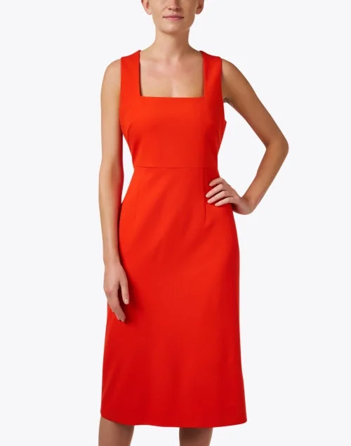 Orange Sheath Dress