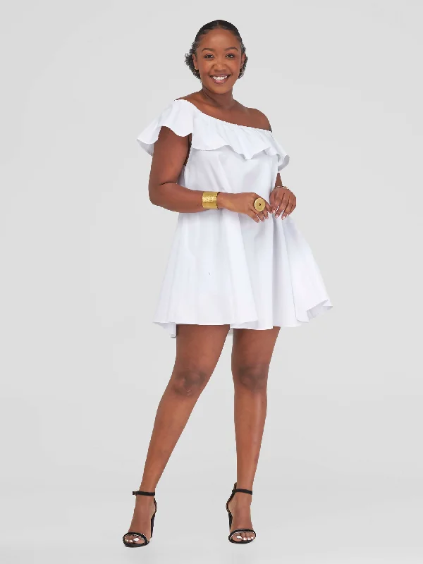 Izulu Talek Dress - White