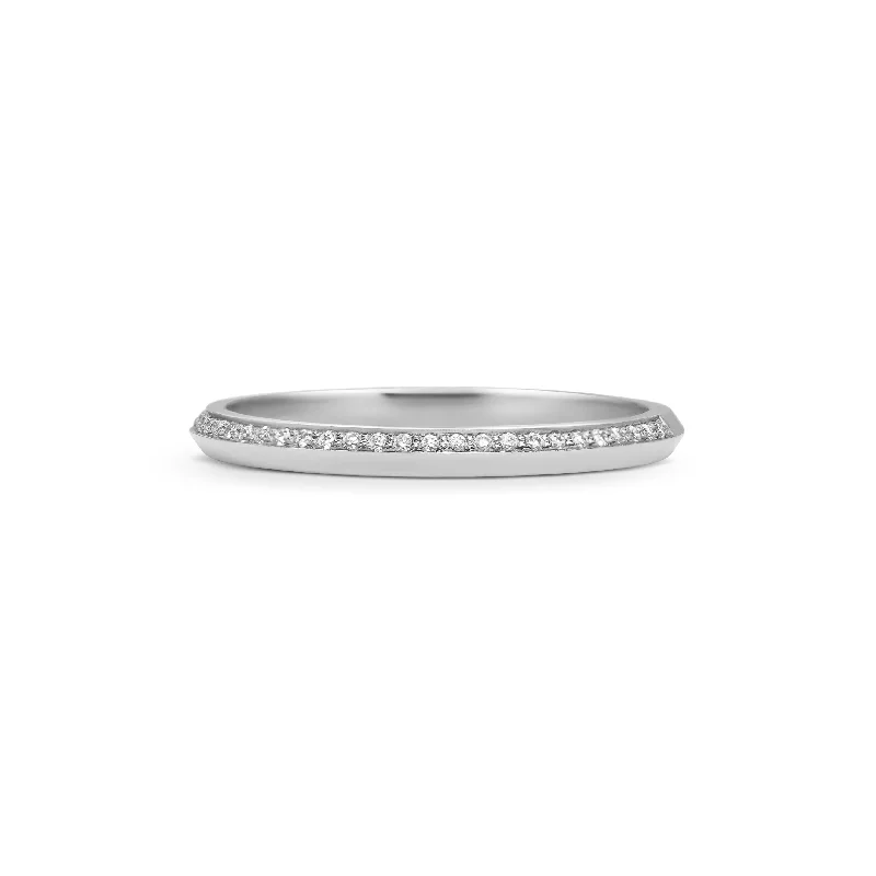 18ct White Gold / Custom or 1/2 Size