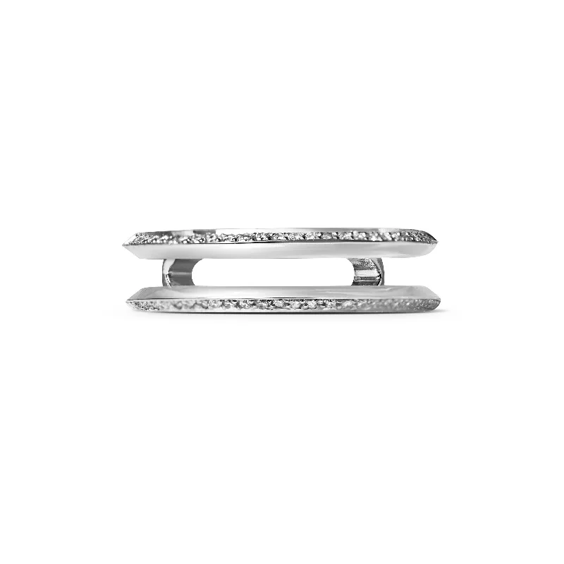 18ct White Gold / Custom or 1/2 Size