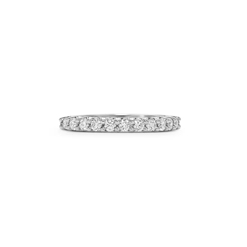 18ct White Gold / Custom or 1/2 Size