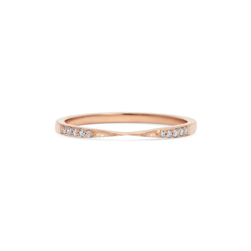 18ct Rose Gold / Custom or 1/2 Size