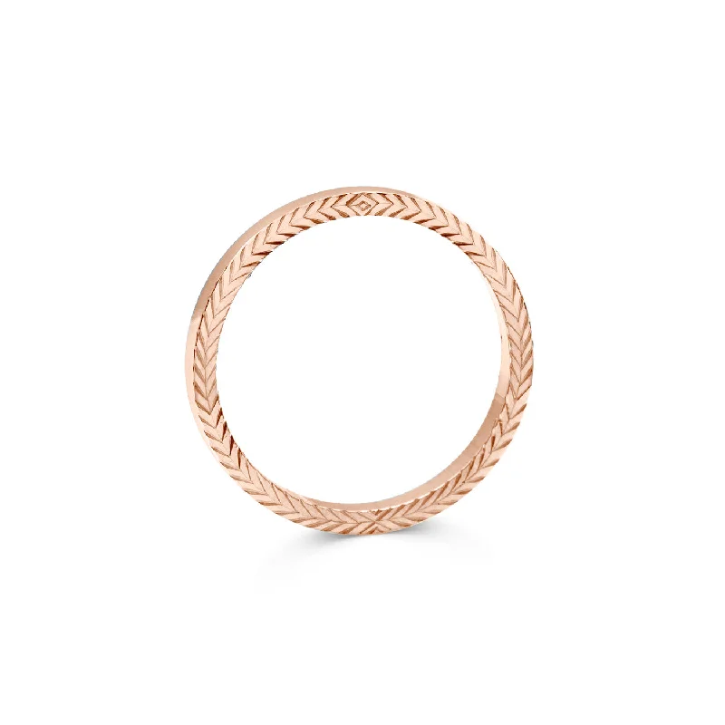 18ct Rose Gold / Custom or 1/2 Size