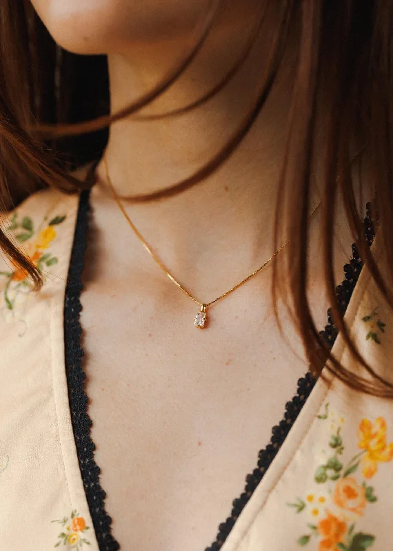 Grand Baguette Necklace