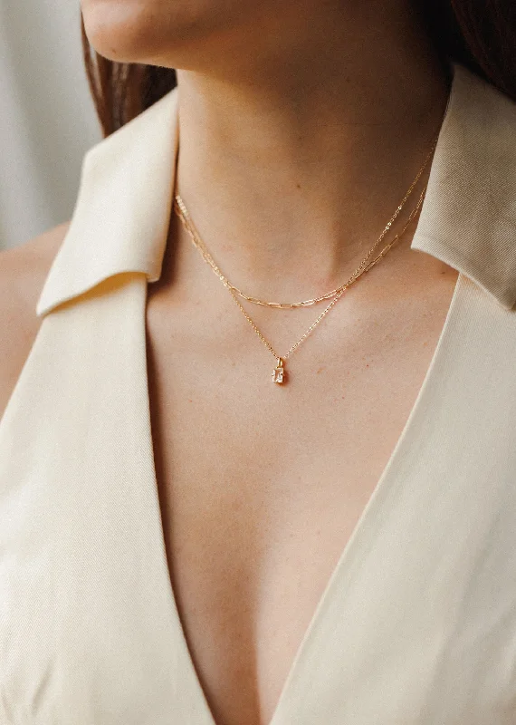 Grand Baguette Necklace