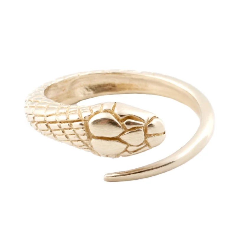 Gold Single Snake Ring