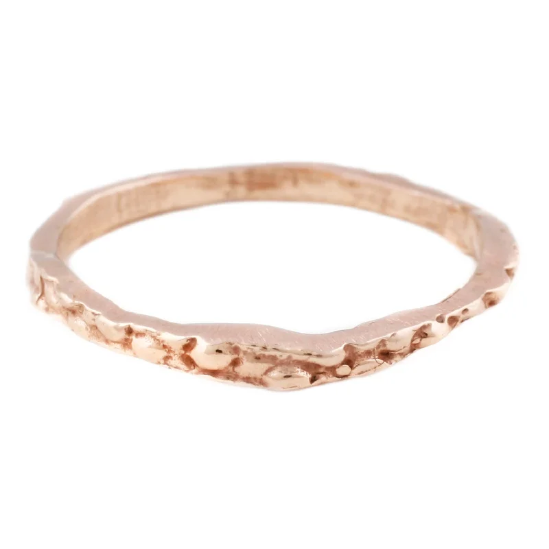 Rose Gold Stingray Stacking Band