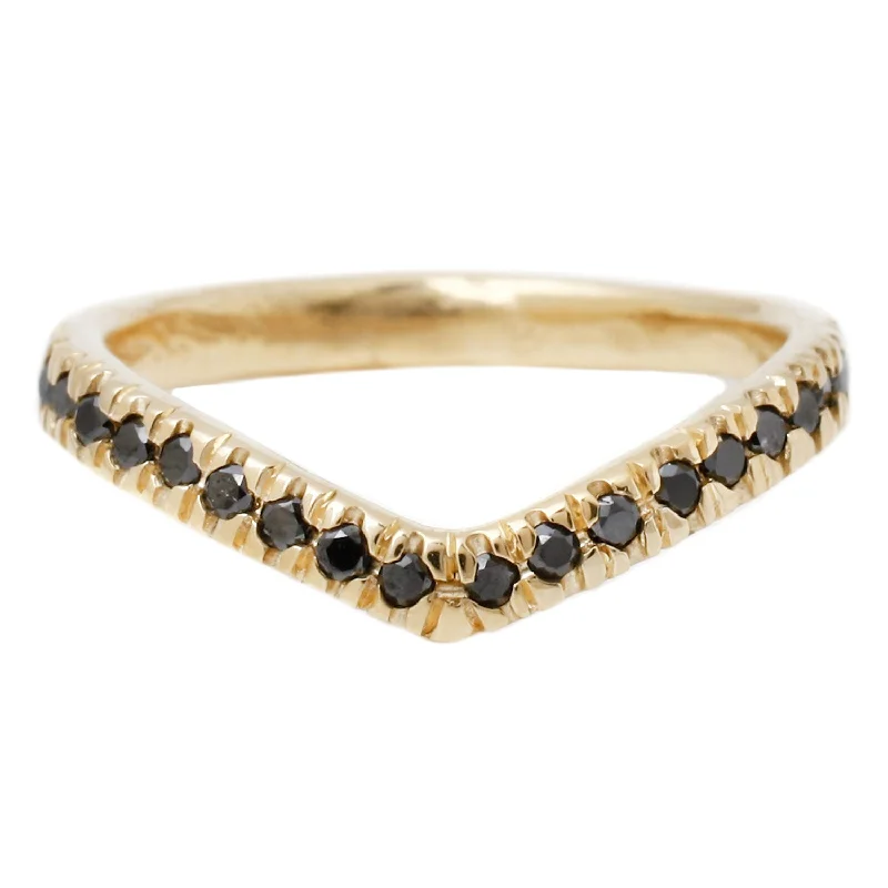 Wishbone Half Eternity Band