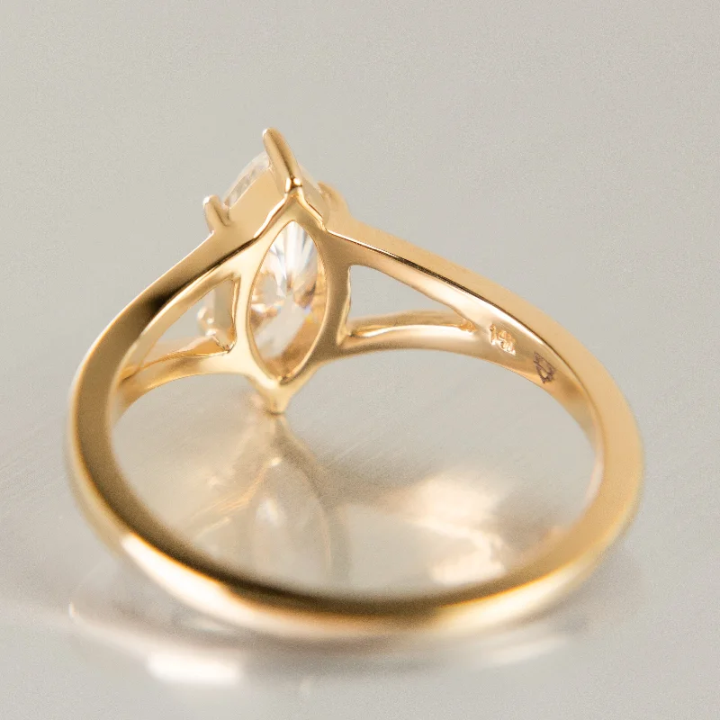 Classic Diamond Juniper Ring