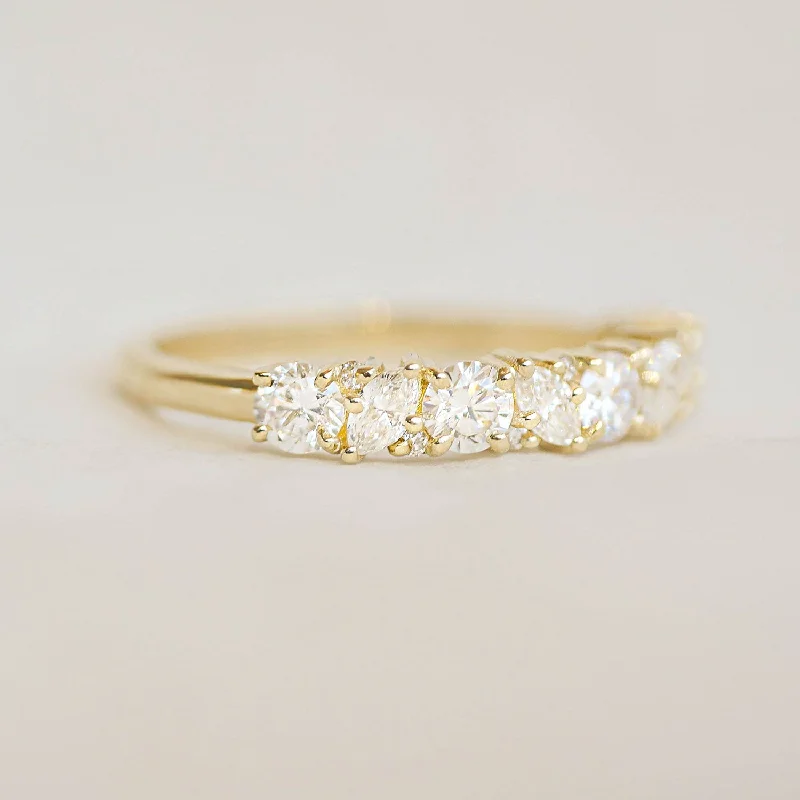 Marquise Diamond Mosaic Confetti Band