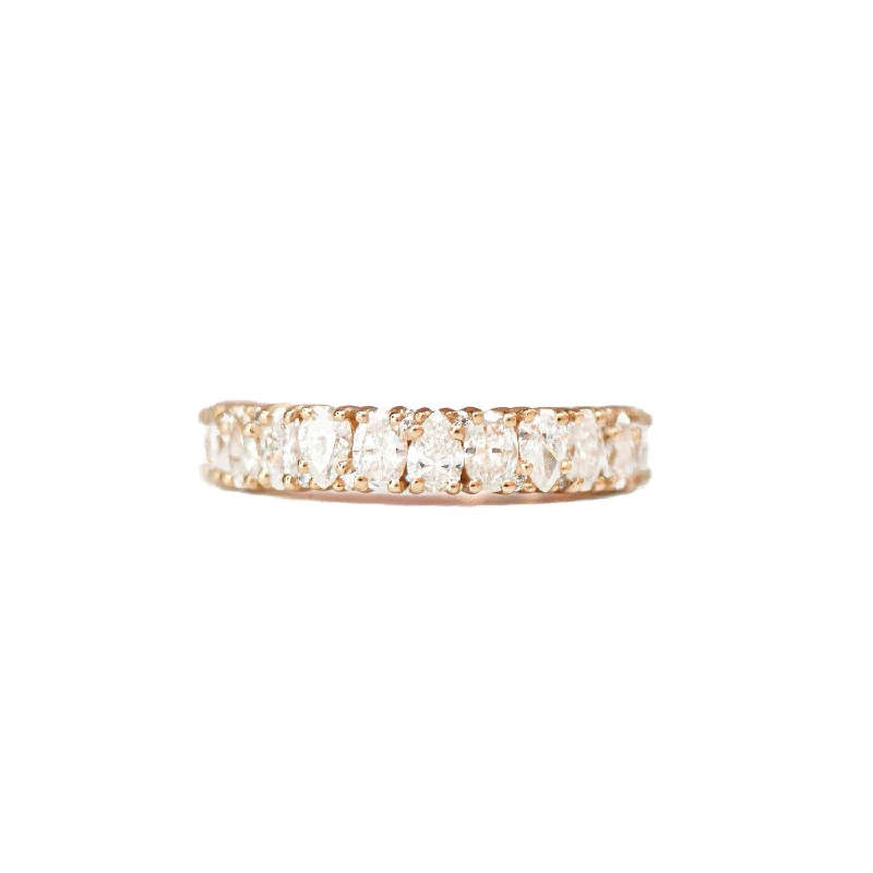 Oval & Pear Confetti Diamond Mosaic Band