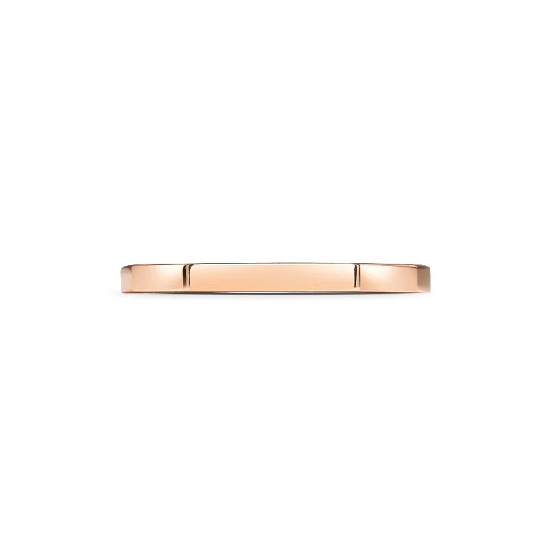 18ct Rose Gold / Custom or 1/2 Size