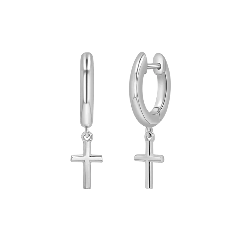 14K White Gold / Pair