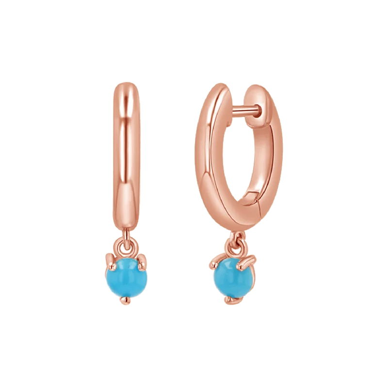 14K Rose Gold / Pair