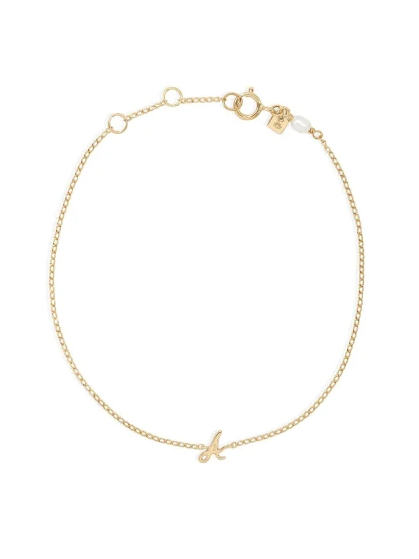 14K Gold Love Letter Bracelet