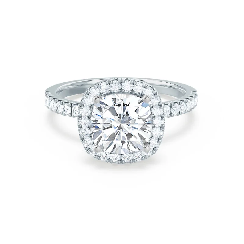 CASEADA - Cushion Lab Diamond Platinum Halo