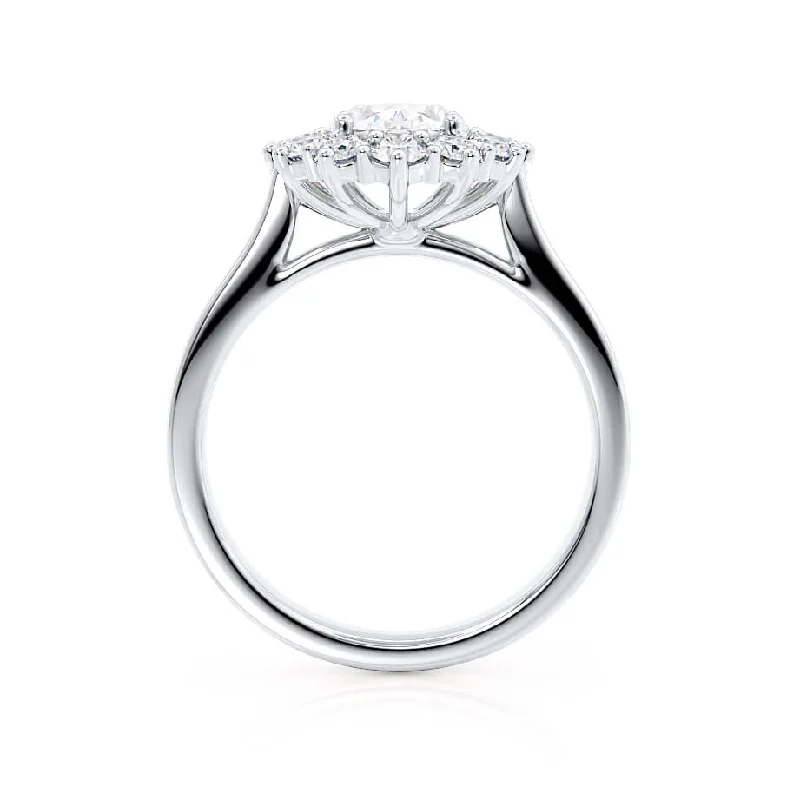 DIANA - Iconic Oval Lab Diamond Platinum 950 Halo