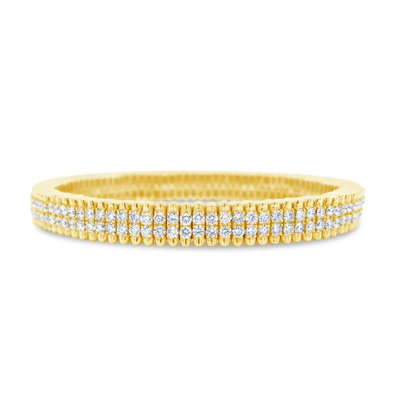 Diamond Beaded Stretch Bracelet