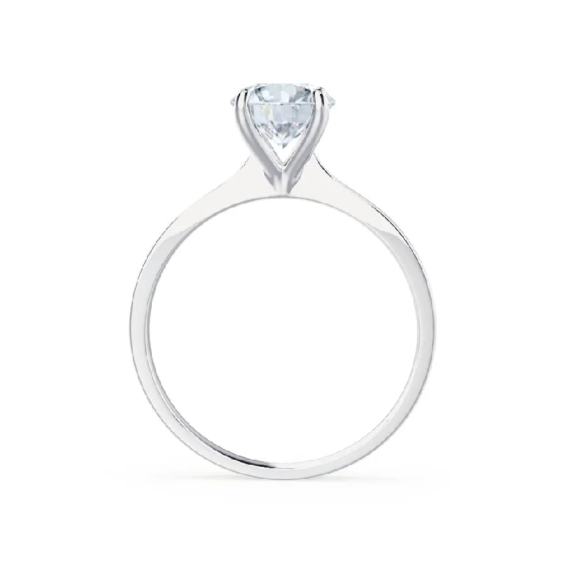 LOTTIE - Round Lab Diamond 4 Claw Solitaire Platinum