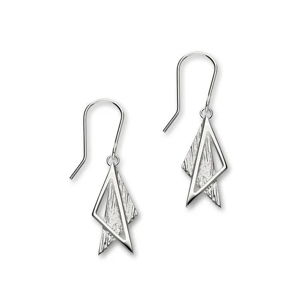 Simply Stylish Silver Earrings E1566