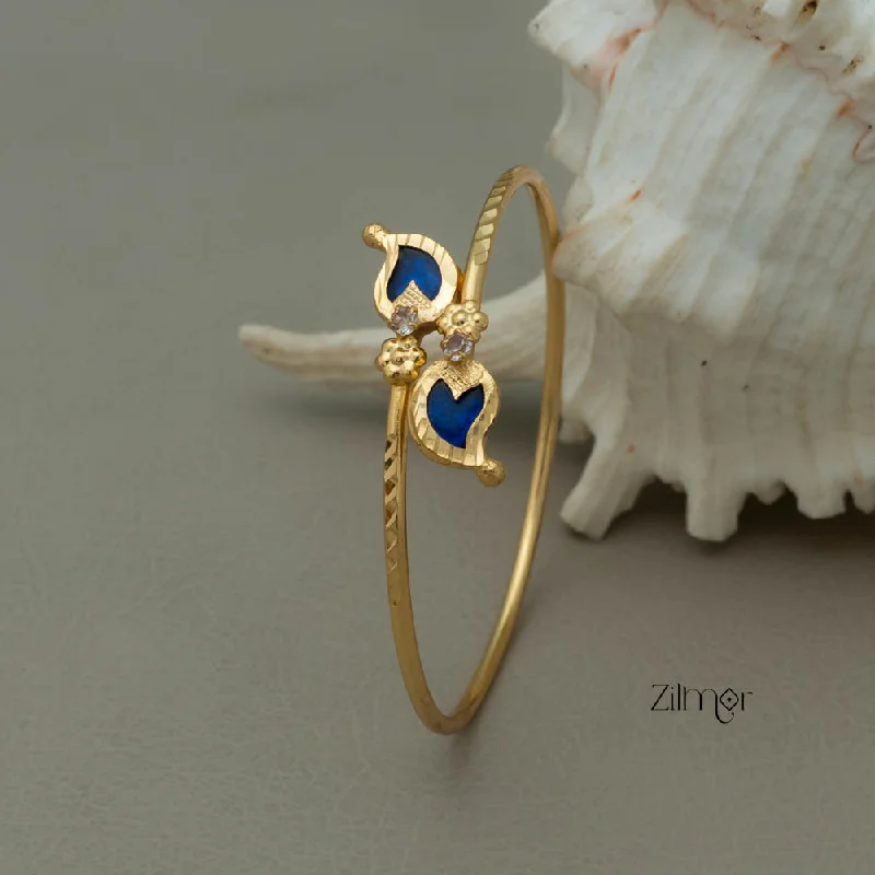 Blue / 18k Goldplated