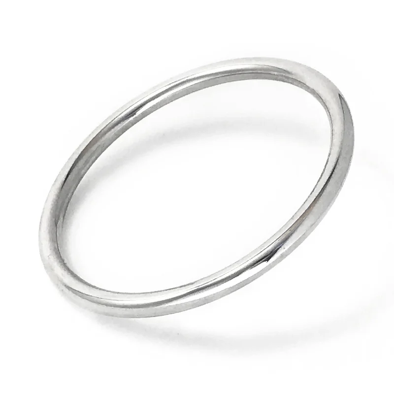 Solid State Bangle - Silver