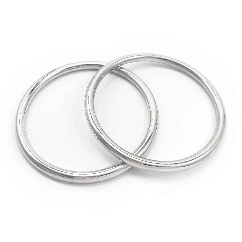 Solid State Bangle - Silver