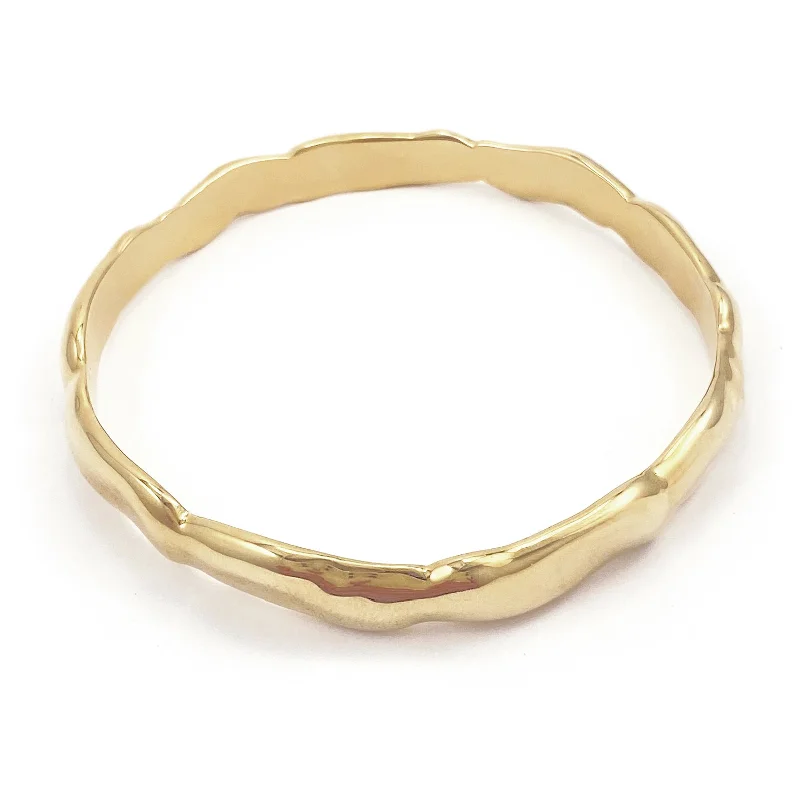 Wavi Bangle - Gold